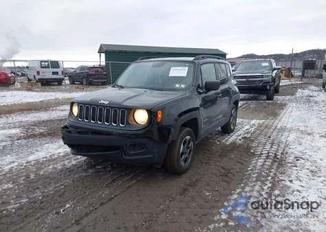 2017 Jeep Renegade Sport 4X4 z USA, uszkodzony, nr VIN ZACCJBAB2HPF29378